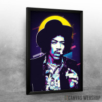 Hendrix neon art