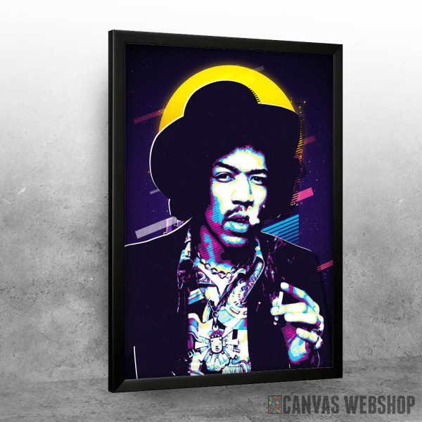 Hendrix neon art Hendrix neon art