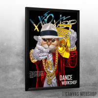 Hip Hop Rapper Tabby Cat