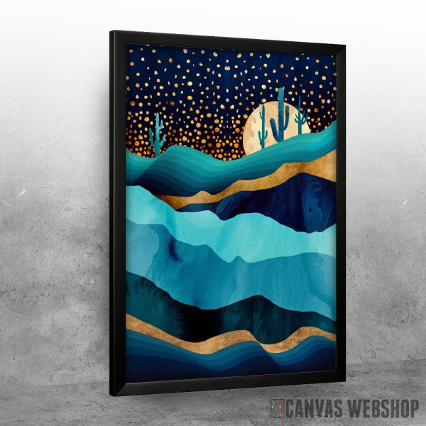 Indigo Desert Night