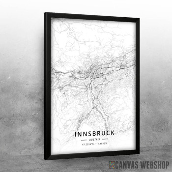 Insbruk mapa - white