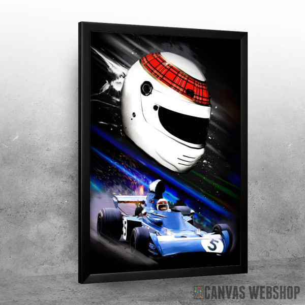 Jackie Stewart F1 Painting Jackie Stewart F1 Painting