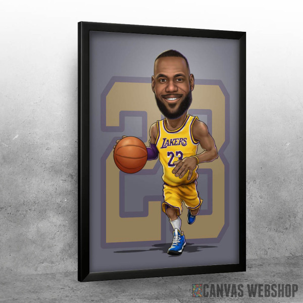 Karikatura Lebron James Karikatura Lebron James