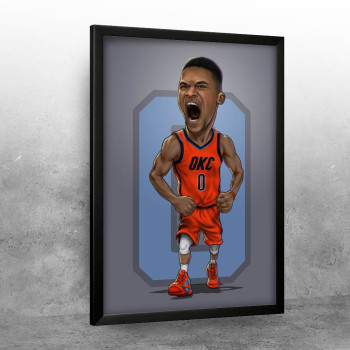 Karikatura Westbrook