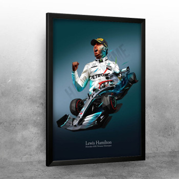 Lewis Hamilton Low Poly