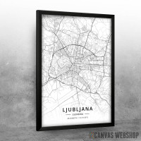 Ljubljana mapa - white