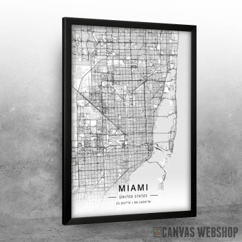 Majami mapa - white Majami mapa - white