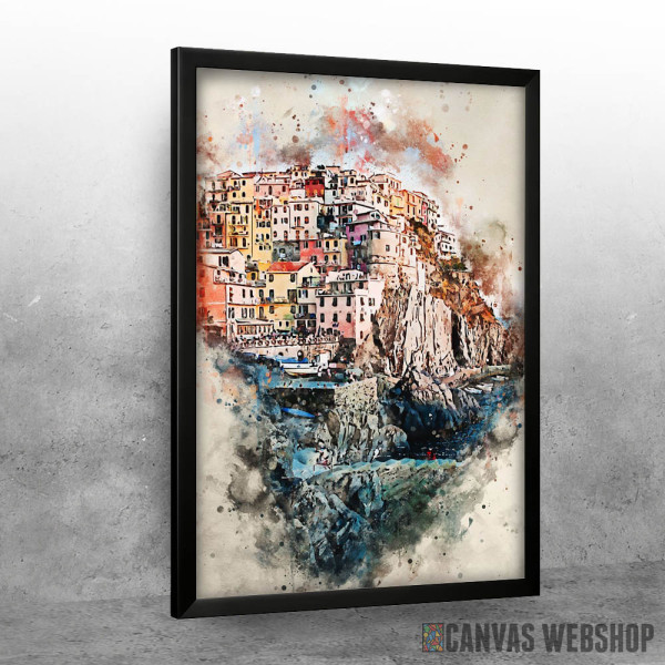 Manarola in Watercolor