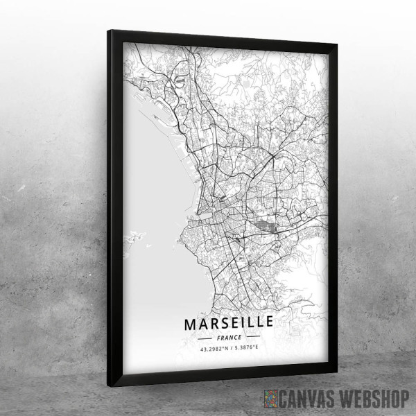 Marselj mapa - white