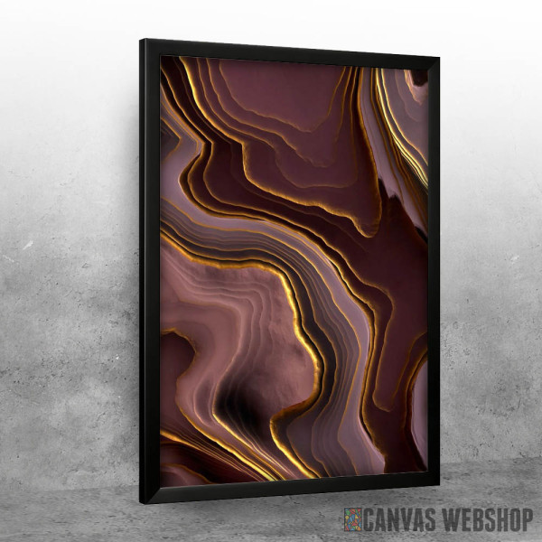 Mauve Agate Abstract