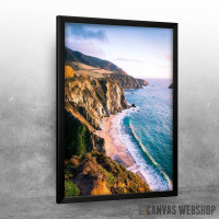 Mountains On The Sea Beach