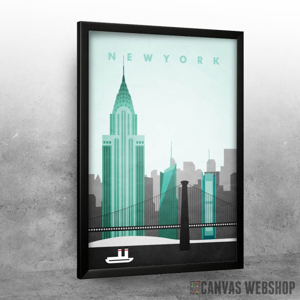 New York Travel Poster