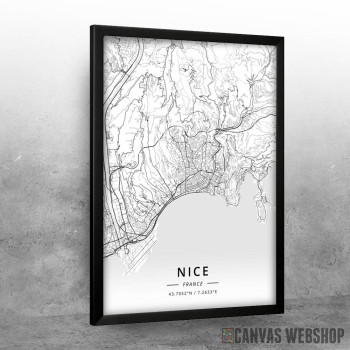 Nica mapa - white