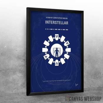 No532 My Interstellar minimal movie poster A team of e ...