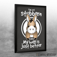 Not stubborn mule Not stubborn mule