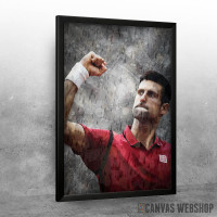 Novak Djokovic poster u ramu Novak Djokovic poster u ramu