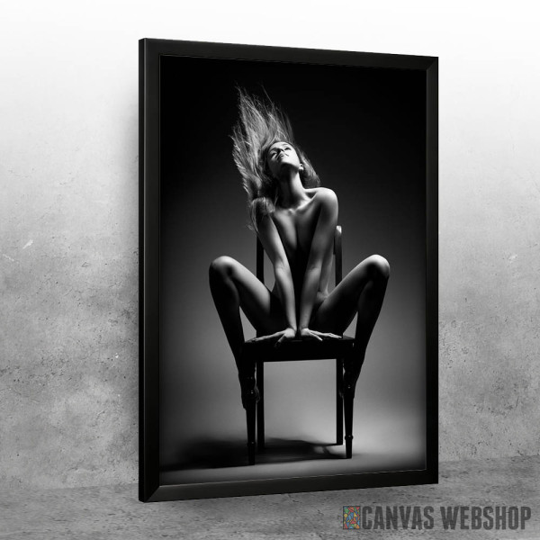 Nude woman on chair Nude woman on chair