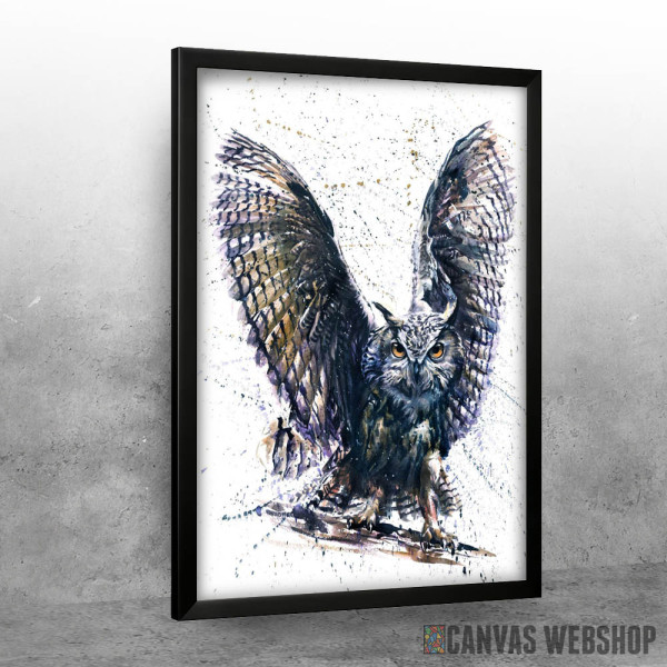 Owl watercolor