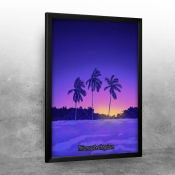 Palm Beach Purple Sunset