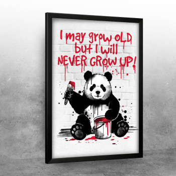 Panda never grow up