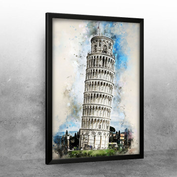 Pisa in Watercolor