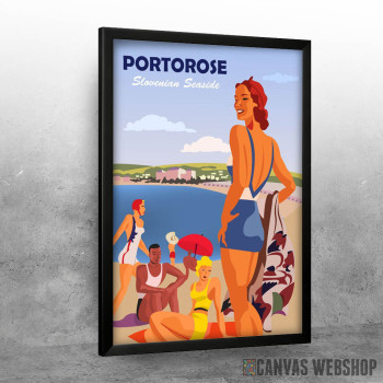 Portorose beach