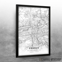 Prag mapa - white