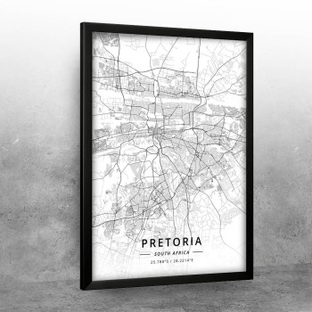 Pretorija mapa - white