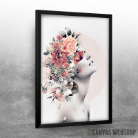 Procvetale ruže u kosi