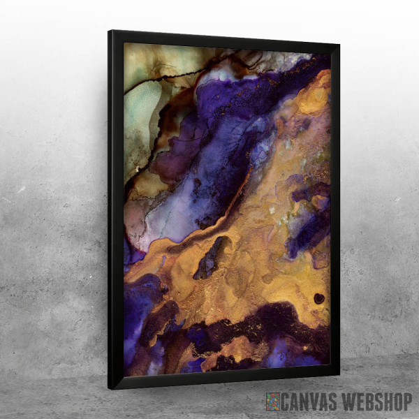 Purple and Gold Abstract Purple and Gold Abstract