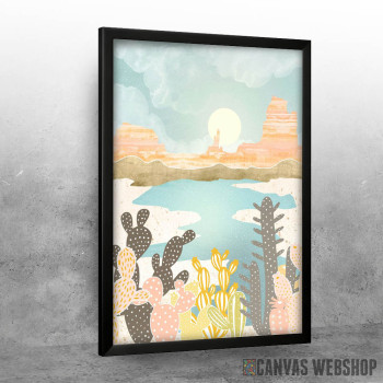 Retro Desert Oasis