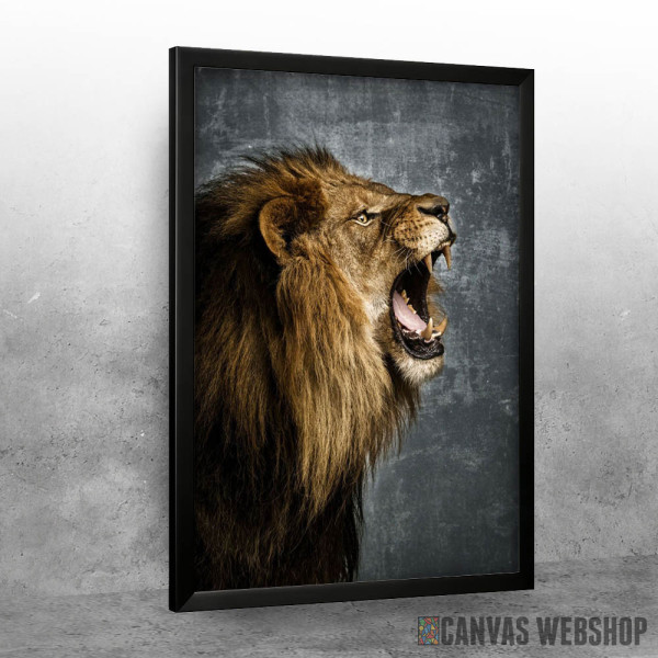 Roar wild lion
