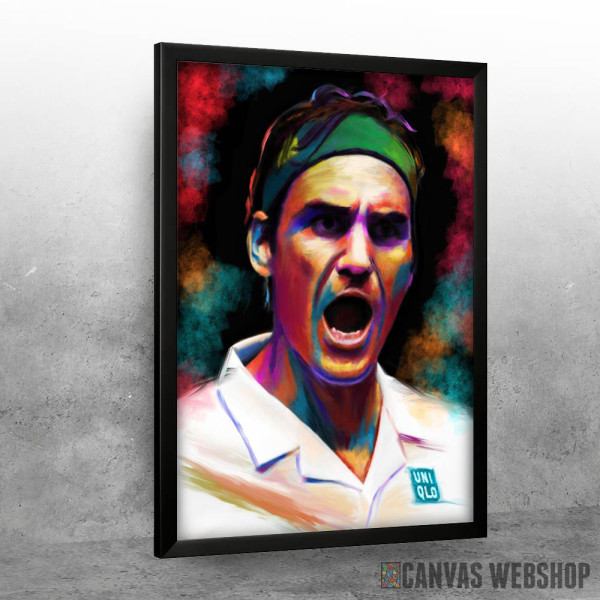 Roger Federer painting Roger Federer painting