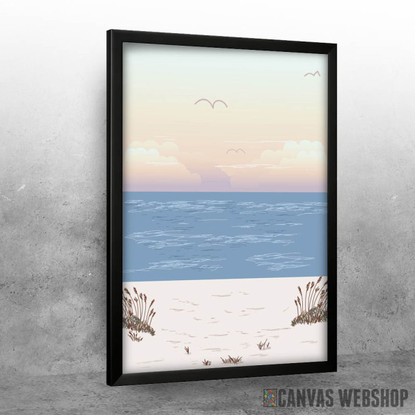 Sandy Beach Sea Painted Sandy Beach Sea Painted