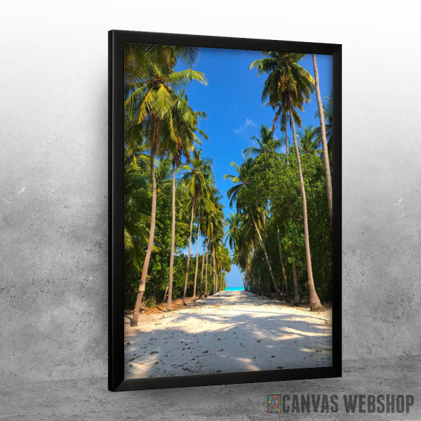 Sandy Palm Way To The Sea