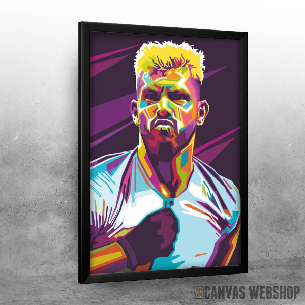 Sergio Aguero Pop Art Wpap