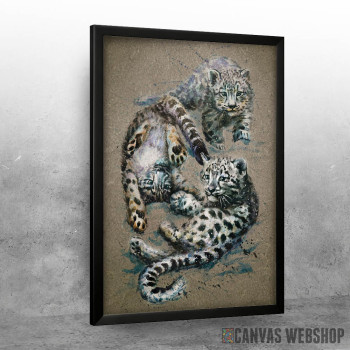 Snow leopards kids Snow leopards kids