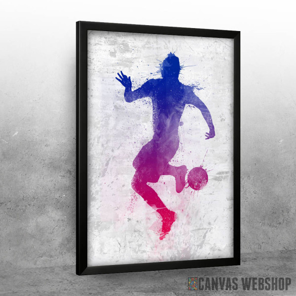Soccer player painted 2 Soccer player painted 2