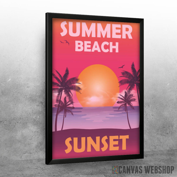 Summer Palm Beach Sunset Summer Palm Beach Sunset
