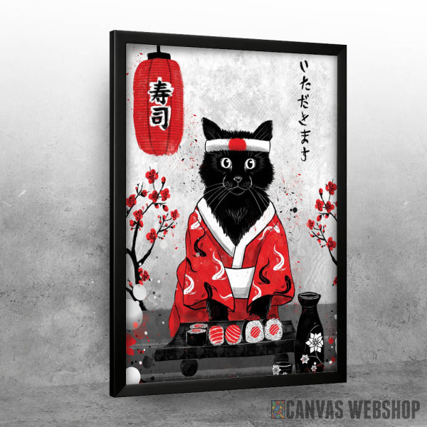 Sushi Cat - Ruby Art