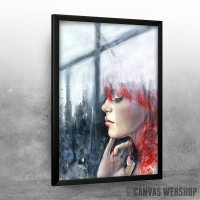 Watercolor fantasy grunge