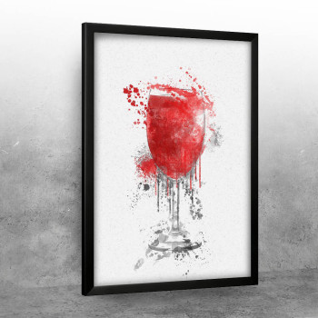 Wine Stains Poster