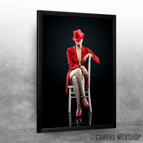 Woman in red Woman in red