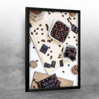 Zrna Kafe I Kocke Čokolade