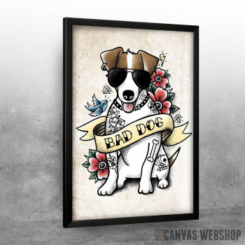 jack russell terrier bad dog tattoo jack russell terrier bad dog tattoo