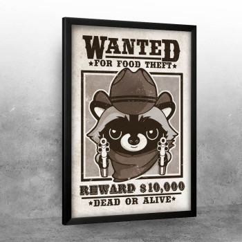 wanted racoon for food theft