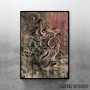 Abstract representation of a tempest. Abstract representation of a tempest.