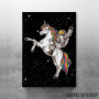 Astronaut Rides A Unicorn