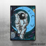 Astronaut Sits On Asteroid Astronaut Sits On Asteroid