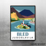 Bled lake Yugoslavia